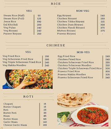 Hotel Shraddha menu 