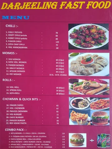 Darjeeling Fast Food menu 