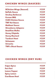 The Wings Factory menu 3