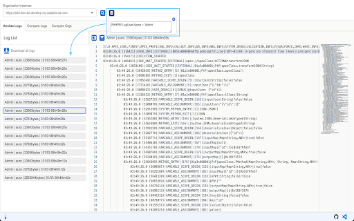 Salesforce Debug Logs (sfdl)