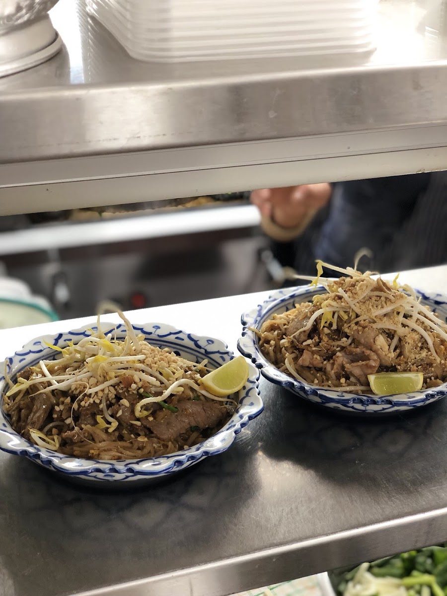 Gluten-Free Noodles at Thai Lotus Restaurant