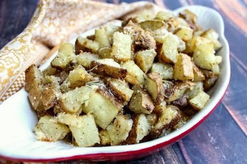 Oven Roasted Potatoes with Olive Oil & Rosemary