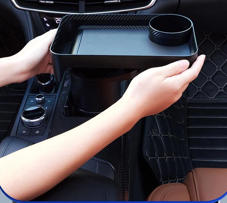 Title 7, Simple Car 360 Degree Rotating Dinner Plate Tra...