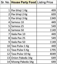 Happy Da Paratha menu 1