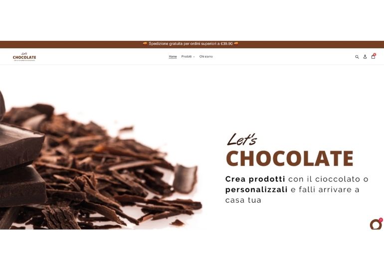 homepage sito