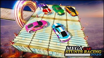 Mega Car Stunts Race Car Games Screenshot