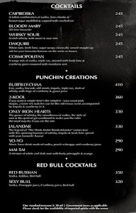 PunChin menu 1