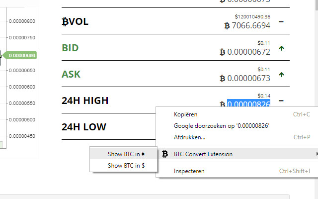 BTC Convert Extension Preview image 0