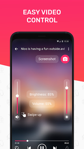 Screenshot Video Player for Android - HD