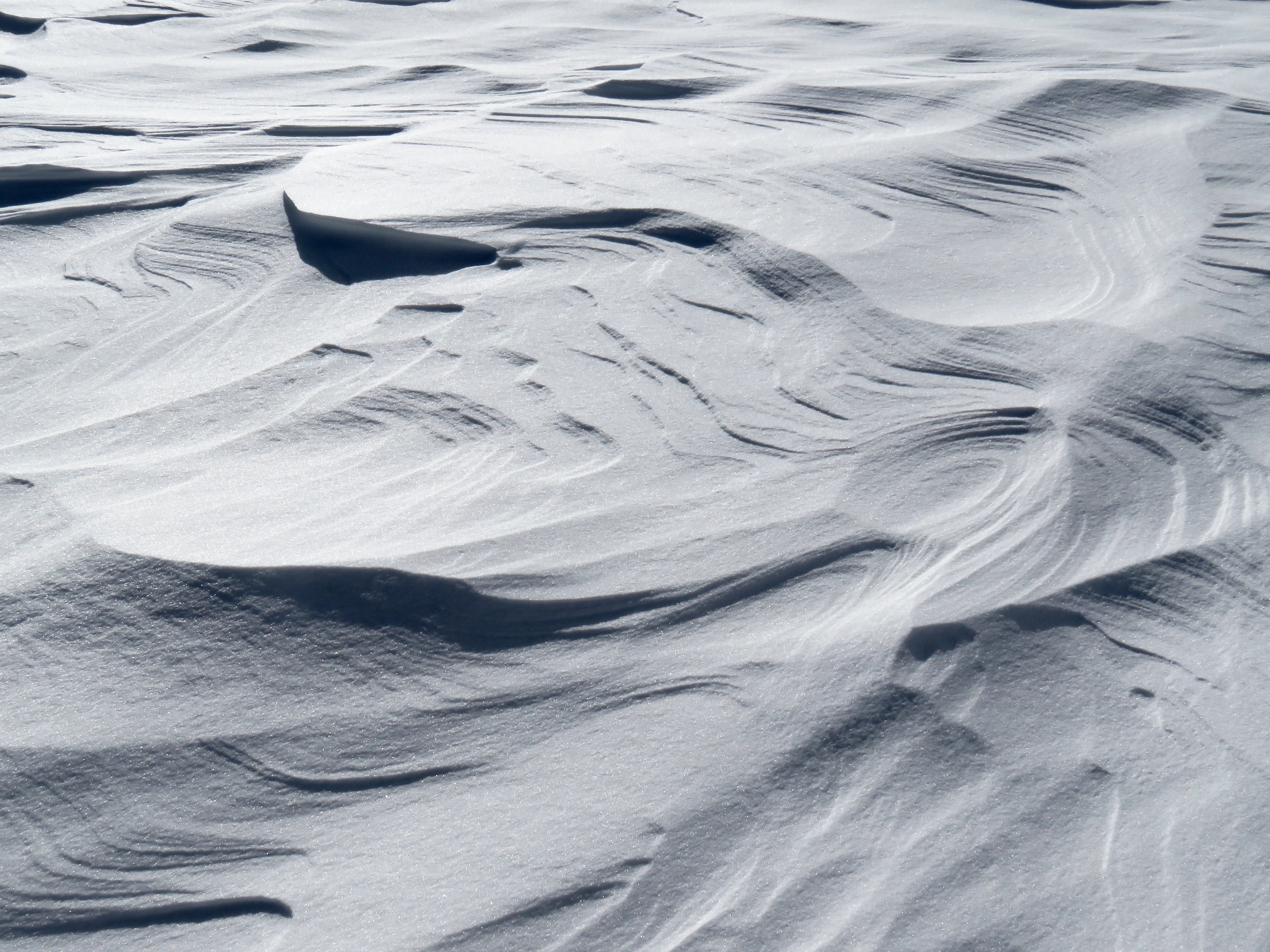 tracce di vento su neve ghiacciata di mariellaturlon