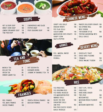 Sparta Cafe menu 