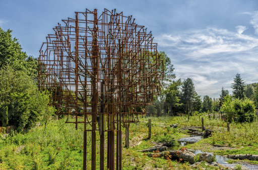 Metal Tree Sculpture