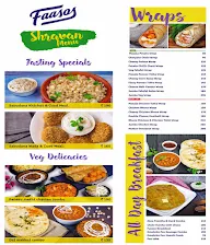 Faasos - Wraps, Rolls & Shawarma menu 1