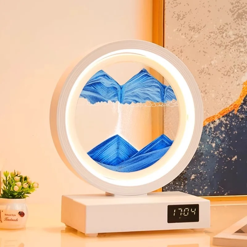 Sat za slikanje pokretnim peskom Kreativna mala noćna lampa Uživajte u vremenu vizuelno uz ovu elegantnu i funkcionalnu dekoraciju.