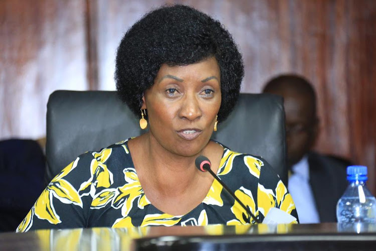 Teachers Service Commission boss Nancy Macharia