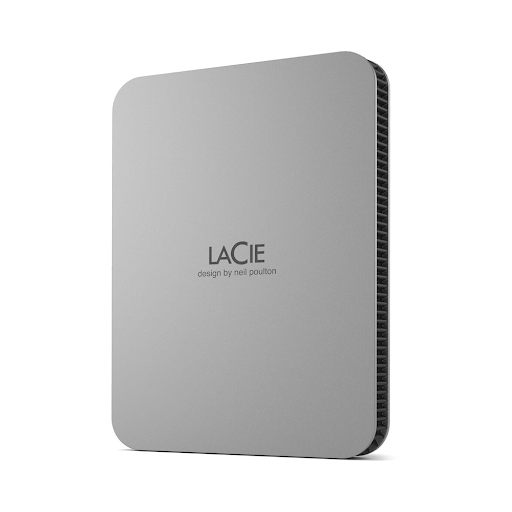 Ổ Cứng Di Động HDD LaCie Mobile Drive 2022 4TB USB-C 3.2 gen 1 (Bạc) - STLP4000400