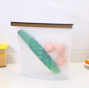 Sacs de conservation en silicone sous vide pour aliments. Sacs de stockage réutilisables pour réfrigérateur, fruits et légumes.