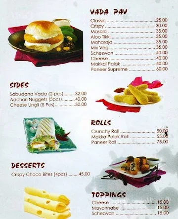 Goli Vada Pav No. 1 menu 