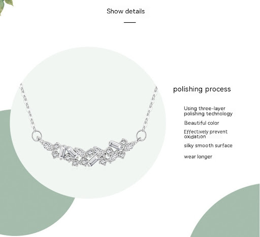 Title 1, S925 Sterling Silver Niche Necklace for Women, ...