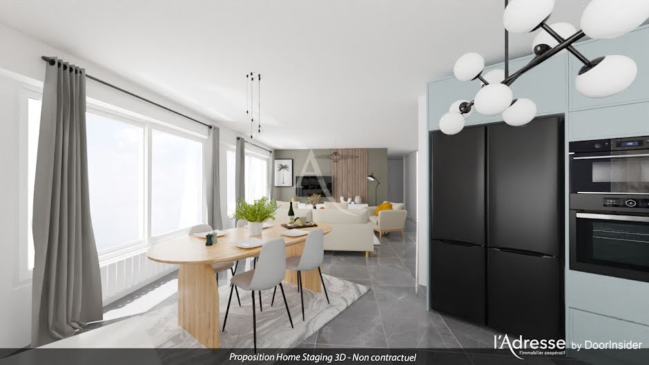 Vente appartement 4 pièces 93.31 m² à Paris 19ème (75019), 670 000 €