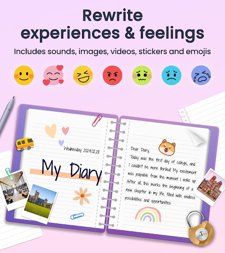 Screenshot My Diary - journal diary