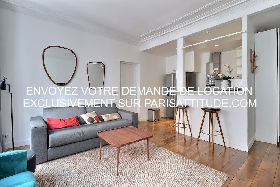 Location meublée appartement 2 pièces 45 m² à Paris 1er (75001), 2 800 €