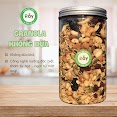 Granola Không Dừa Nướng Mật Ong Cao Cấp Rẫy Làm - Ngũ Cốc Siêu Hạt, Ăn Vặt Healthy, Ăn Kiêng Không Đường