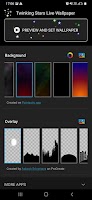 Twinkling Stars Live Wallpaper Screenshot