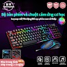 Bộ Bàn Phím Giả Cơ Tf200 Chuot Gaming, Combo Bàn Phím Chuột Bật Tắt Led Sử Dụng Máy Tính Bàn, Laptop Văn Phòng