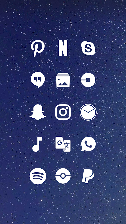  Whicons - White Icon Pack- screenshot 