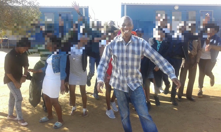 Former prisoner Robert Molefe after sharing his experience with learners as part of an awareness programme run by Johannesburg-based NGO Khulisa Social Solutions.