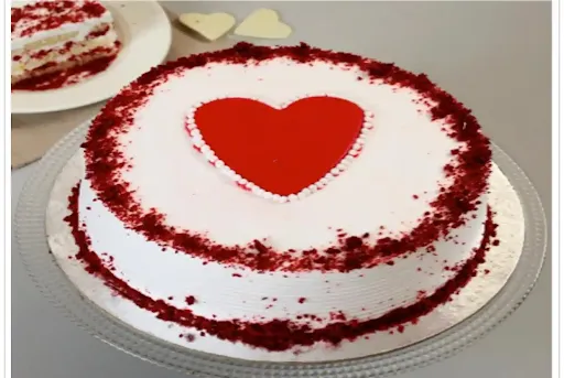 Heart Shape Vanilla Cake