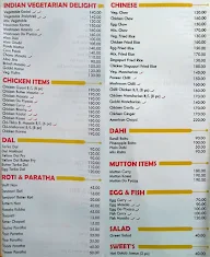 Gyani's Restaurant menu 4