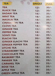 3 Kaal Coffee & Tea Cafe menu 2