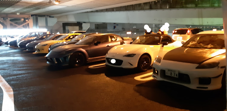 ロードスターのオフ会、たのちい！・同業者同士頑張りましょう(泣)・やばい、眠い(笑)に関するカスタム事例の投稿画像1枚目