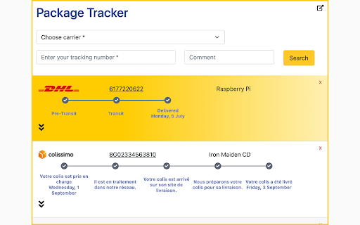 Package Tracker