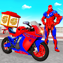 Superhero Bike Delivery Taxi