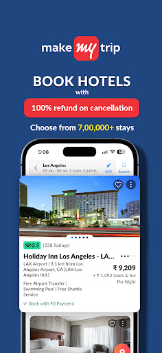 Screenshot MakeMyTrip - Flights & Hotels