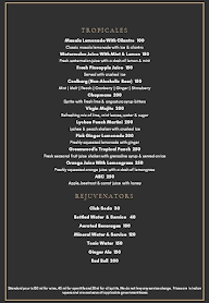 Mynah's : Bar & Bistro menu 6