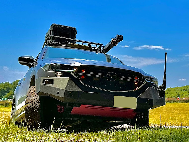 CX-8のDIY・溶接・オーバーランド・アイアンバンパー・７月もよろしくお願いいたしますに関するカスタム事例の投稿画像1枚目