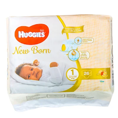 Huggies New Born (up To 5 Kg) - 24 Diapers