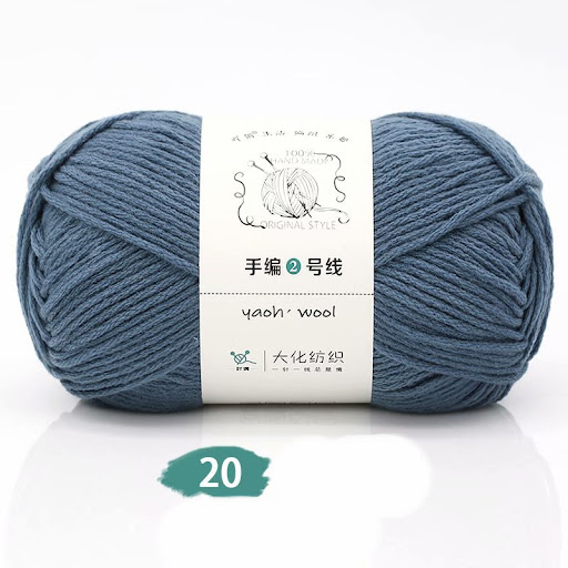 Title 23, Medium Thick Hand-knitted Wool Yarn Scarf Hat C...