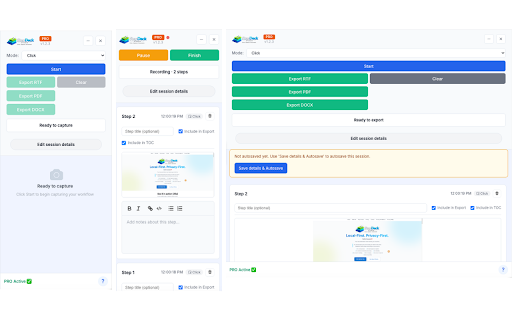 StepDeck Studio screenshot 2