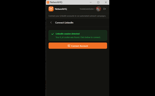 NetworkHQ — Connect LinkedIn screenshot 3