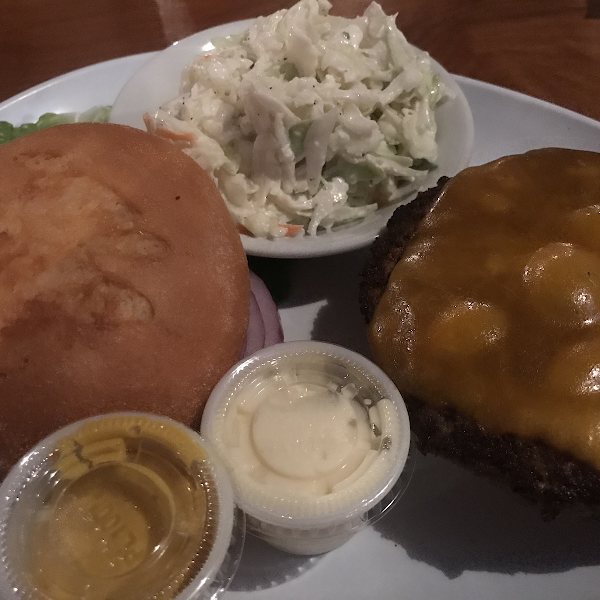 Gluten-Free Burgers at Lulu's at Homeport Marina