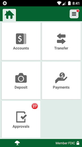 Screenshot SCB Business