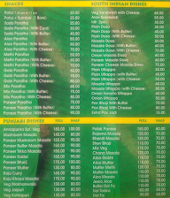 Annapurna Pure Veg menu 1