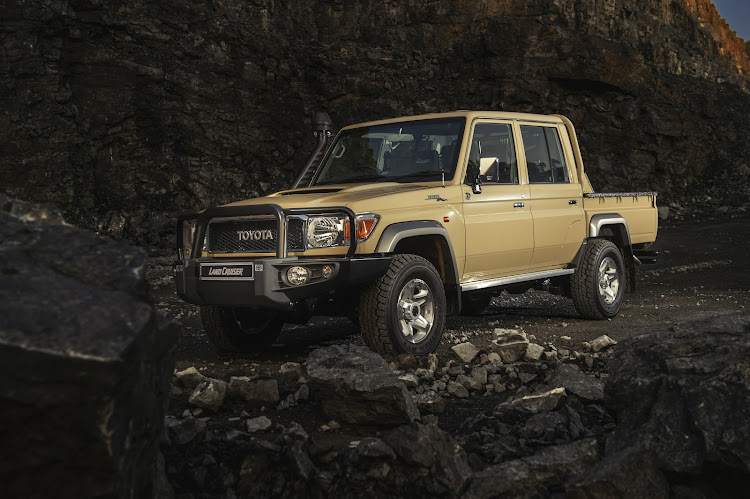 The Toyota Land Cruiser 70th Annivesary Edition has distinct features. Picture: SUPPLIED