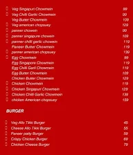 Homemade Chinese Food menu 8