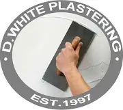 D White Plastering Logo